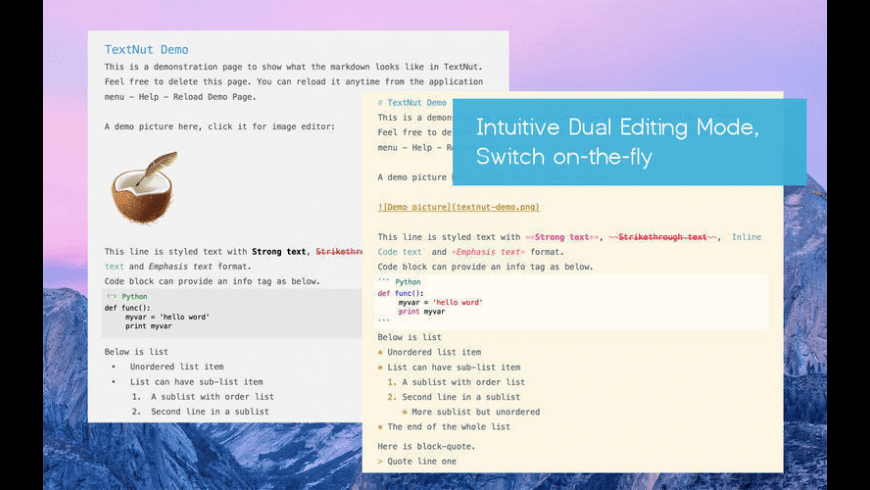 Textnut 2 24 – commonmark compatible text editor download