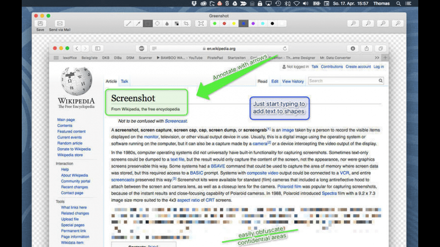 Greenshot for Mac - review, screenshots