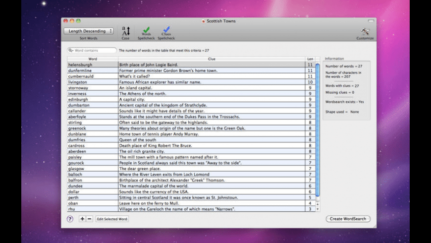 Word Search 4 For Mac Free Download Review Latest Version