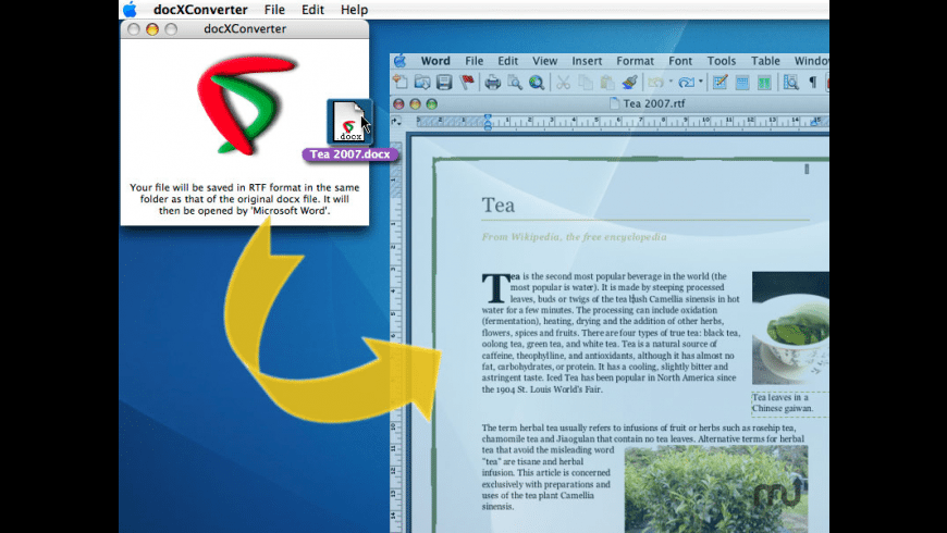 docXConverter for Mac - review, screenshots