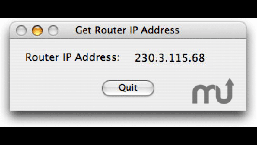 Ip Address For Router On Mac
