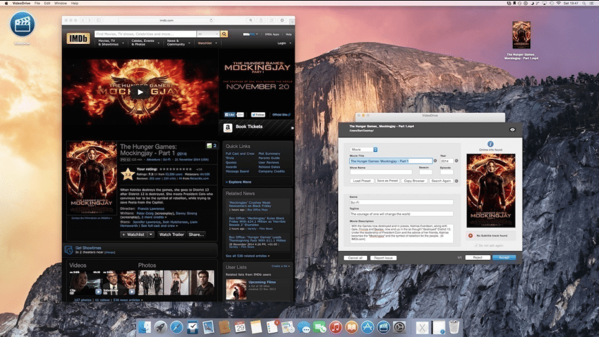 VideoDrive for Mac - review, screenshots