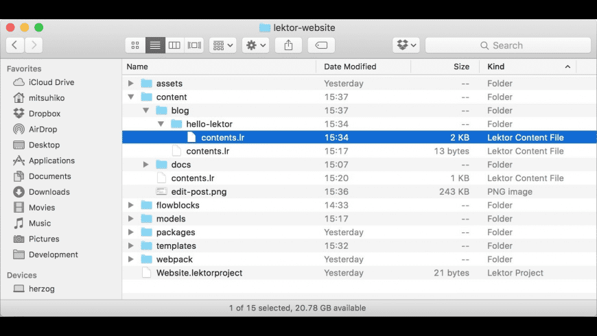 Lektor for Mac - review, screenshots