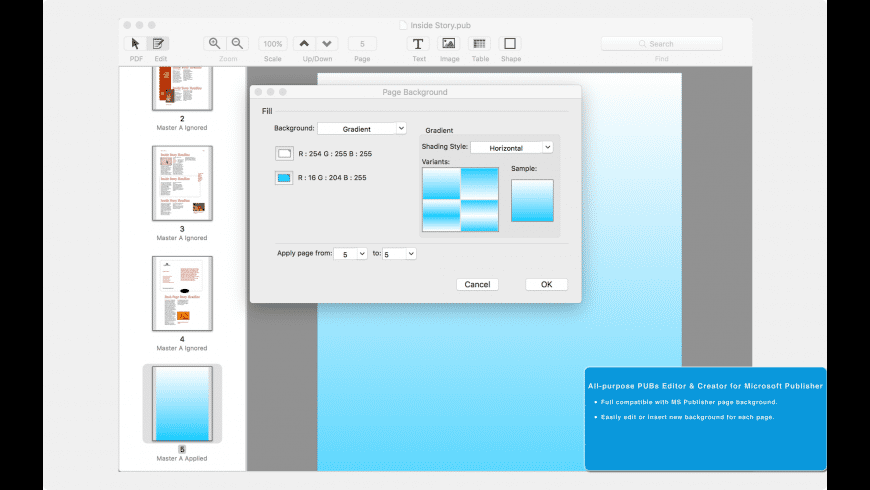 How can i use microsoft publisher on a mac