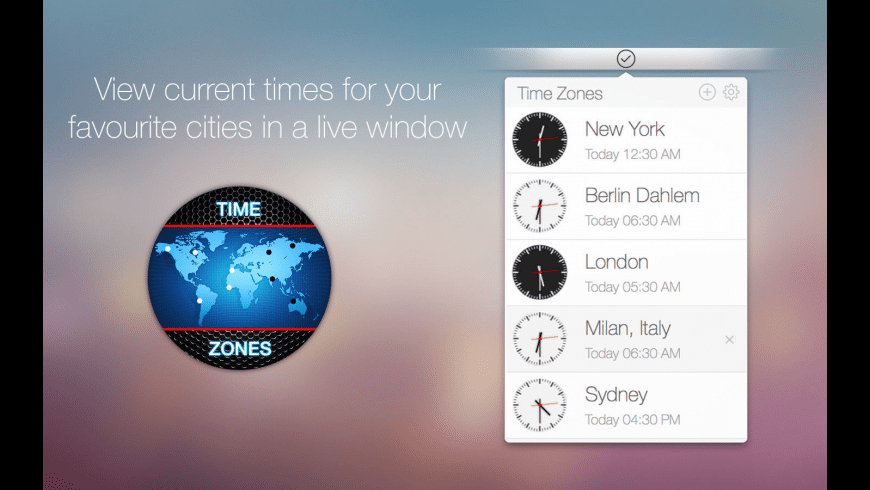 Download Time Zones for Mac | MacUpdate