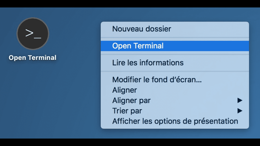 mac open terminal from finder