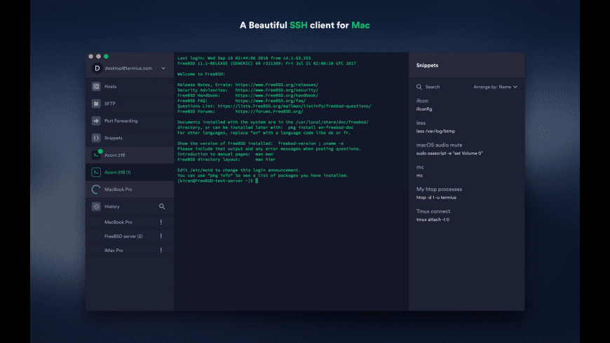 Termius ssh client Termius ssh client