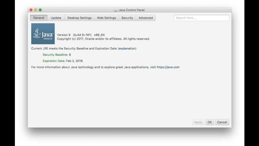 java update for mac 10.7.5