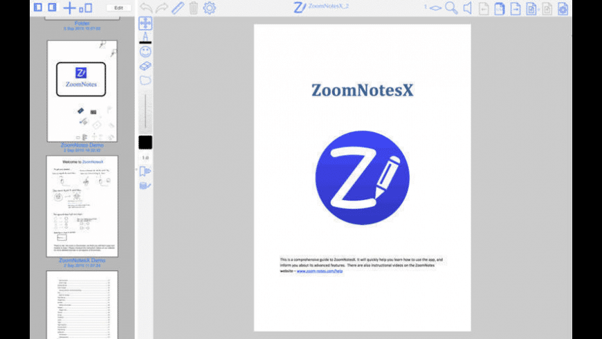 ZoomNotes Desktop for Mac - review, screenshots