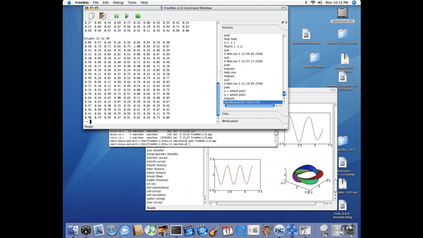 FreeMat for Mac - review, screenshots