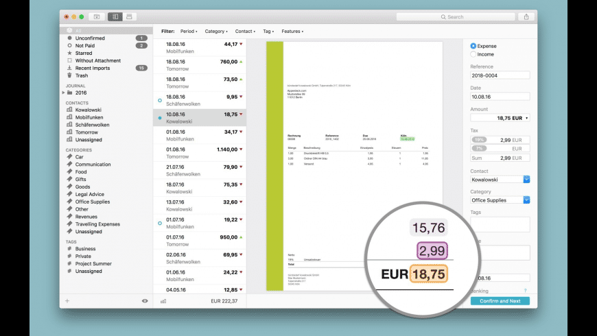 Receipts For Mac Free Download Version 1 9 6 Macupdate