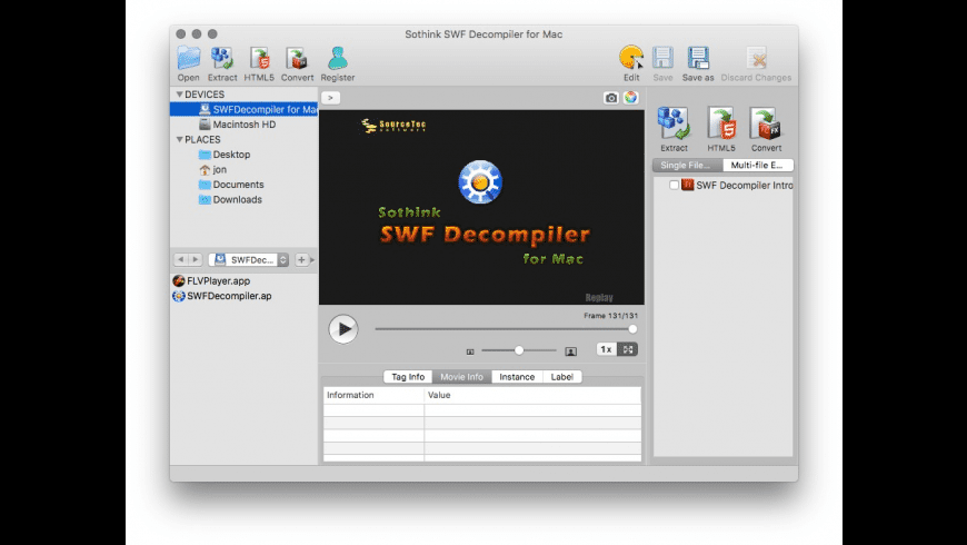 Download Sothink SWF Decompiler for Mac | MacUpdate