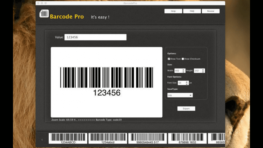 Barcode product Barcode product