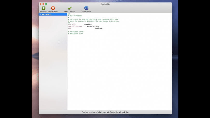 Hostbuddy 2.2.5 fix Mac 破解版 Hosts文件管理工具