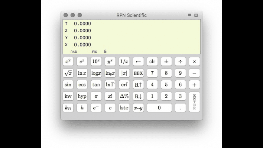 RPN Scientific for Mac - review, screenshots
