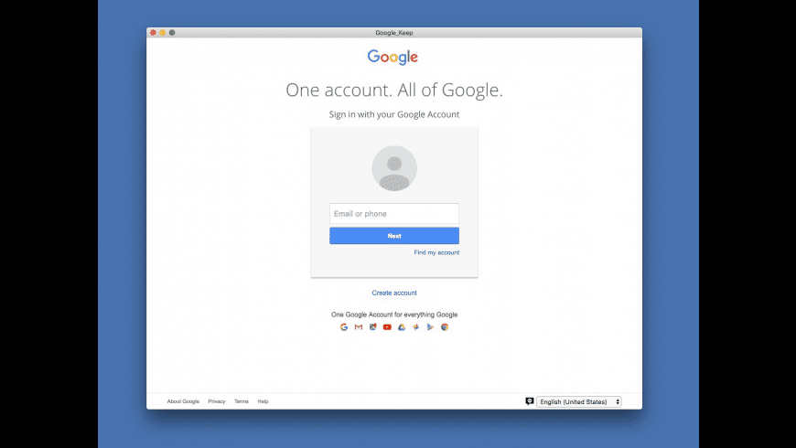 google keep for desktop for mac free