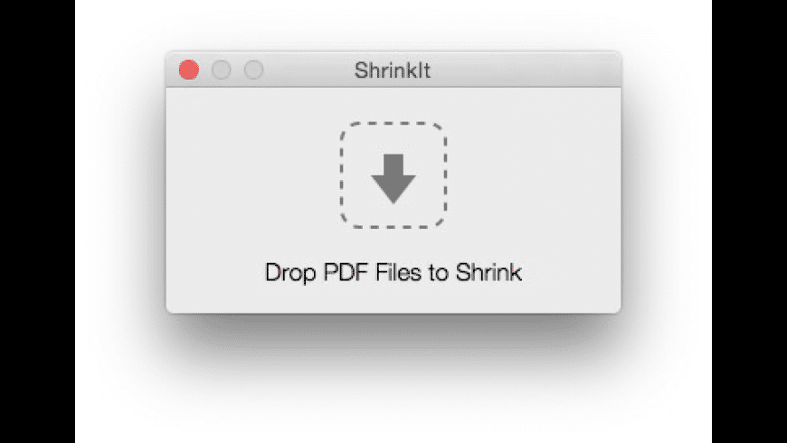 ShrinkIt for Mac - review, screenshots