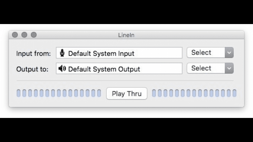 LineIn for Mac - review, screenshots