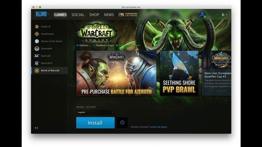 Battle.net Download App Mac