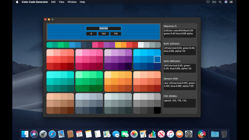 Download Color Code Generator for Mac | MacUpdate