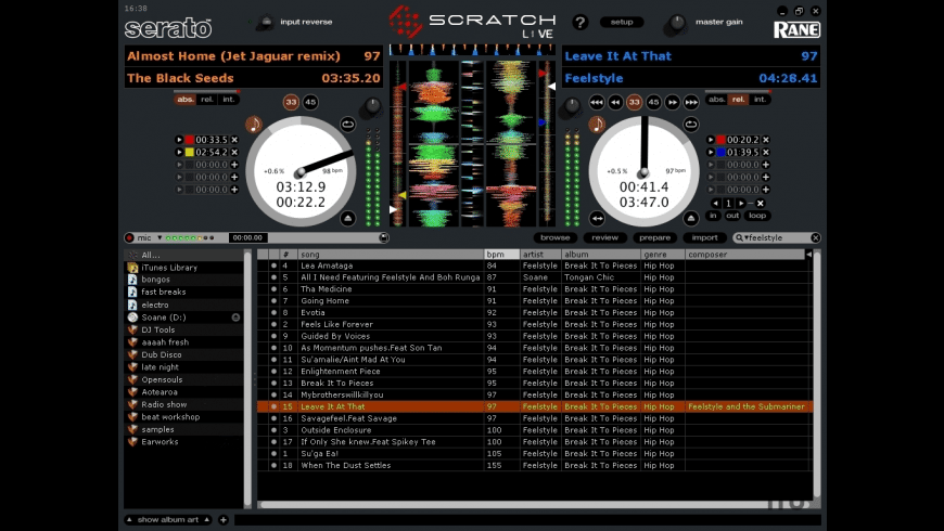 Scratch Live for Mac - review, screenshots