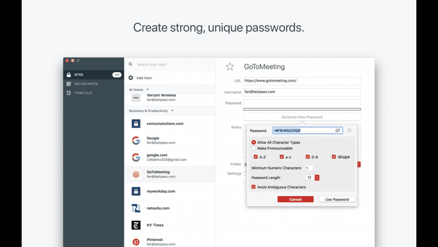 Lastpass Web Shows More Entires Then Mac Os App