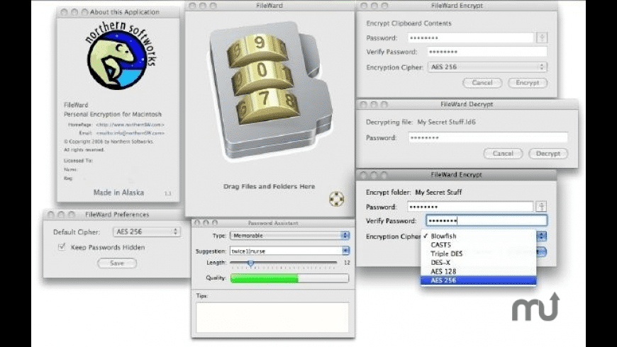 Fileward 1 5 3 – high strength data encryption tool Fileward 1 5 3 – high strength data encryption tool