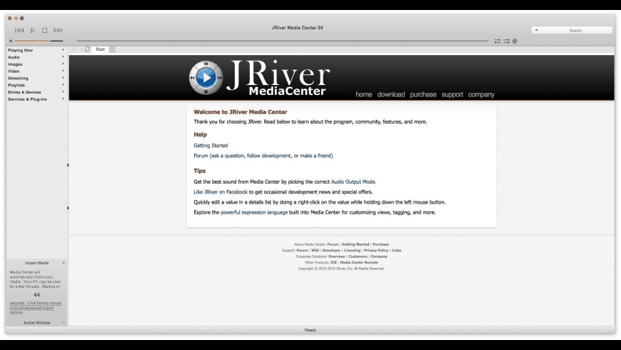 JRiver Media Center for Mac - review, screenshots