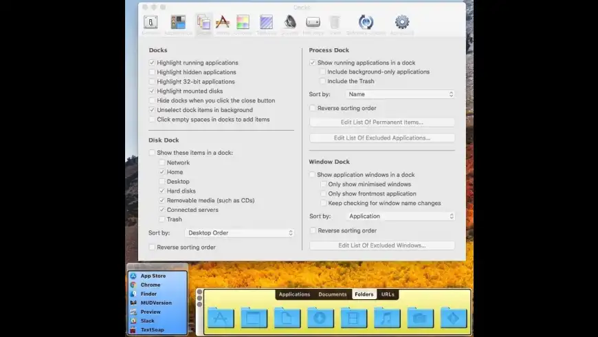DragThing 5.9.17 – Desktop Launcher Utility.