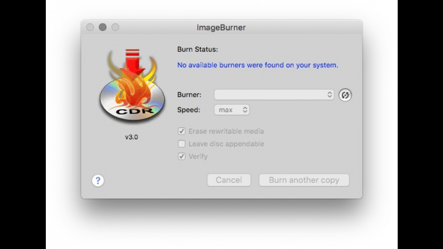 ImageBurner for Mac - review, screenshots