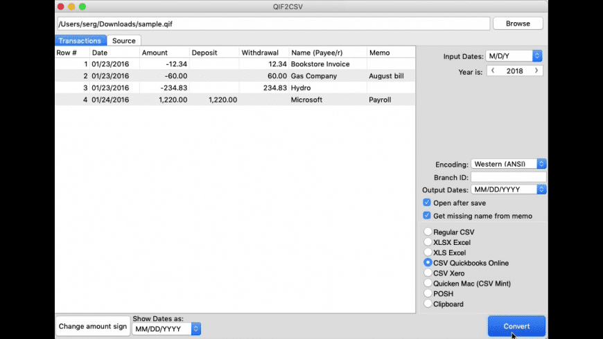 Qif2csv Qif2csv