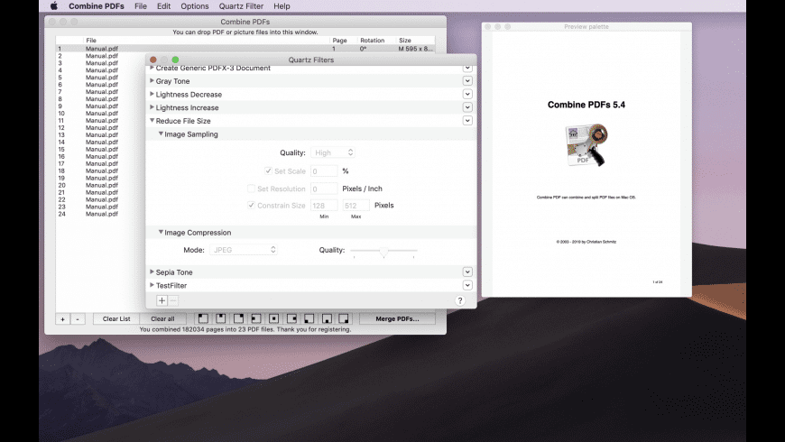 combine pdfs into one on mac