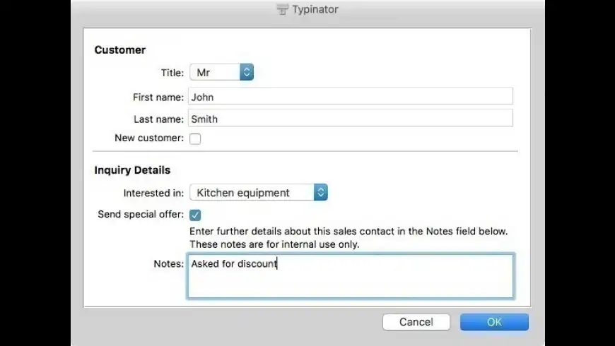 Typinator 5.4 Typinator 5.4