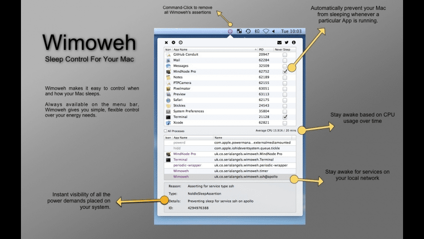 Wimoweh for Mac - review, screenshots