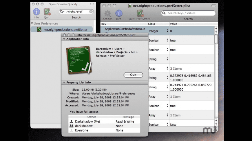 Pref Setter for Mac - review, screenshots