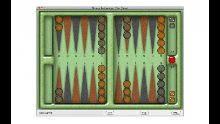 Absolute Backgammon for Mac - review, screenshots