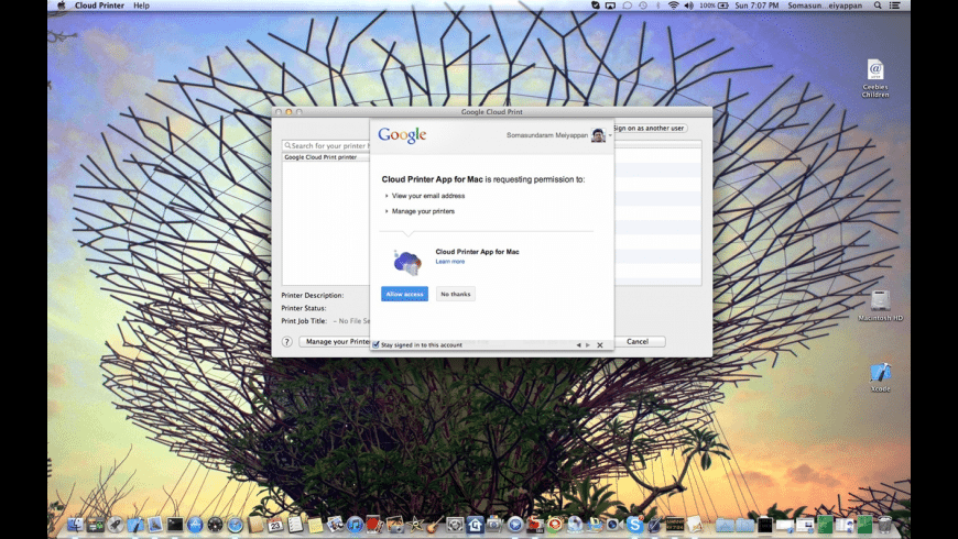 cloud printer app for mac download for