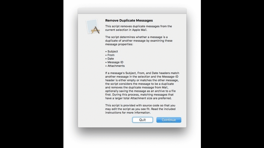 Remove Duplicate Messages for Mac - review, screenshots