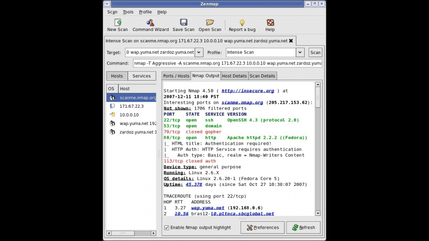 Zenmap For Mac Zenmap For Mac