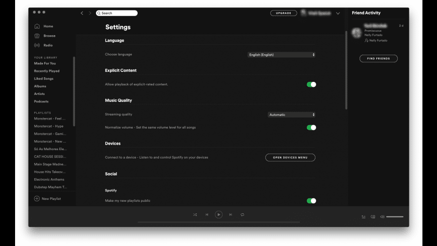 Spotify new version mac os Spotify new version mac os