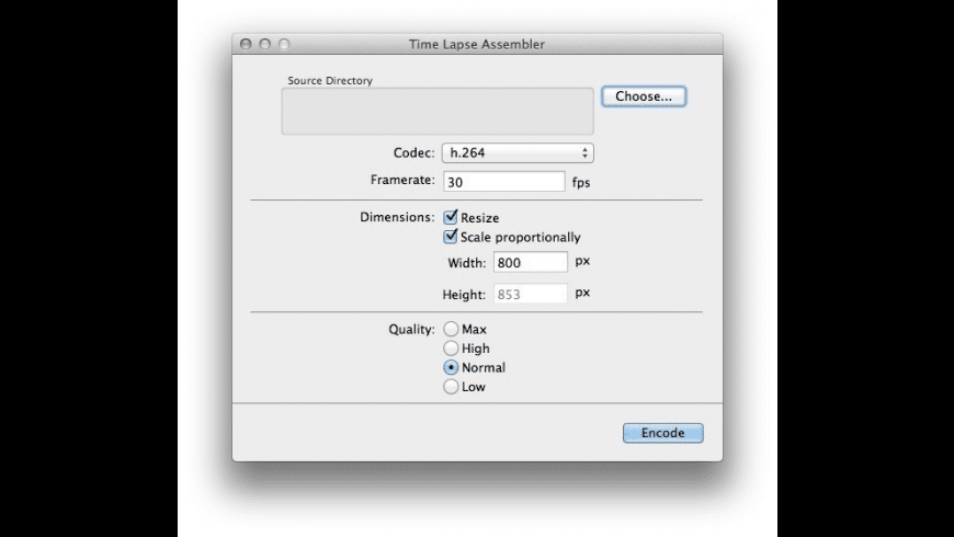 time lapse assembler pour mac