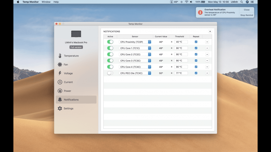 Temperature gauge mac free Temperature gauge mac free
