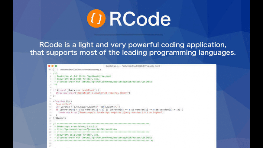 Download RCode for Mac | MacUpdate