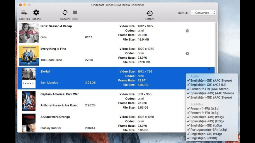 Ondesoft itunes drm media converter key Ondesoft itunes drm media converter key
