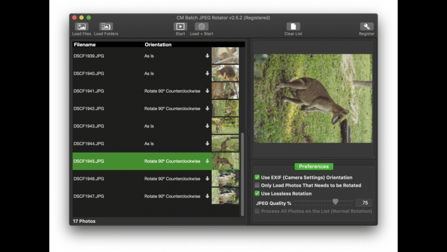 Cm Batch Jpeg Rotator For Mac Free Download Version 2 6 2 3 205