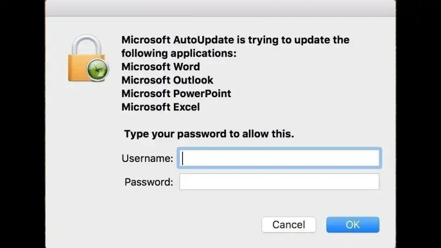 Where to find microsoft autoupdate on mac
