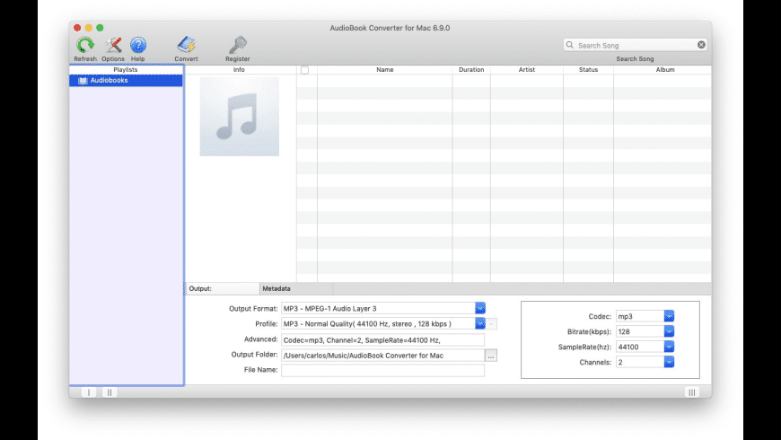 AudioBook Converter for Mac for Mac - review, screenshots