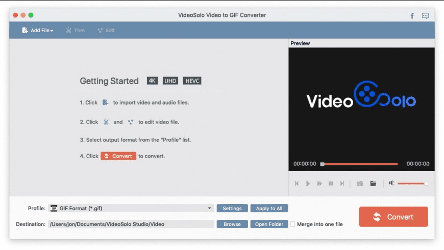 Video to GIF Converter for Mac - review, screenshots