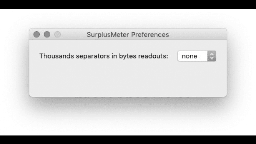 Surplusmeter Surplusmeter
