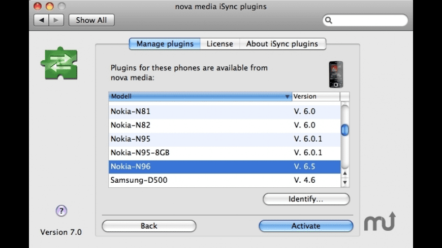 iSync plugins for Mac - review, screenshots